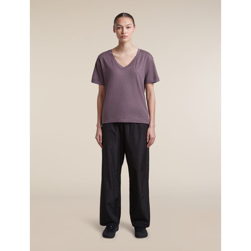 Icebreaker Women's Merino 150 Tech Lite Relaxed V Neck T-Shirt