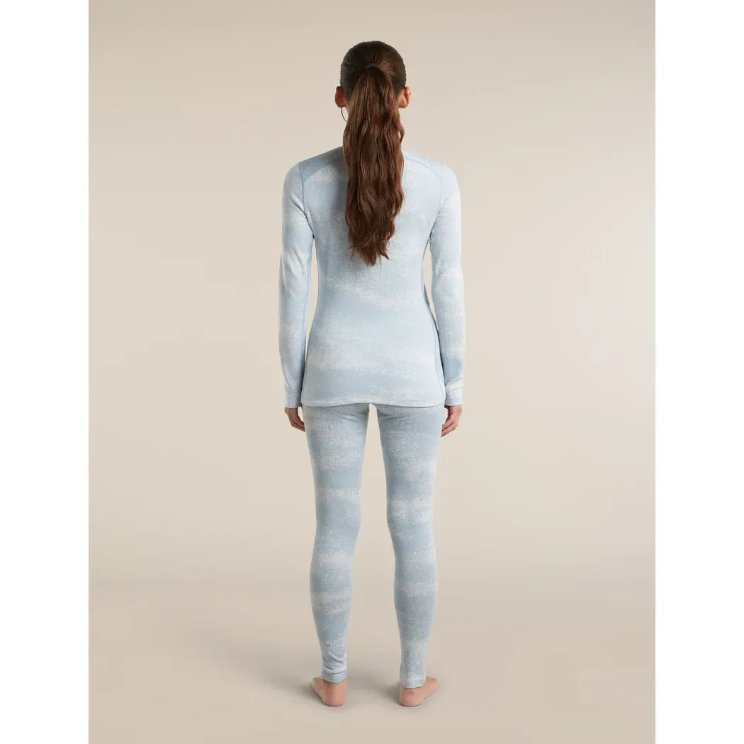 Icebreaker Women's Merino 260 Oasis Vertex Long Sleeve Half Zip Chillwave