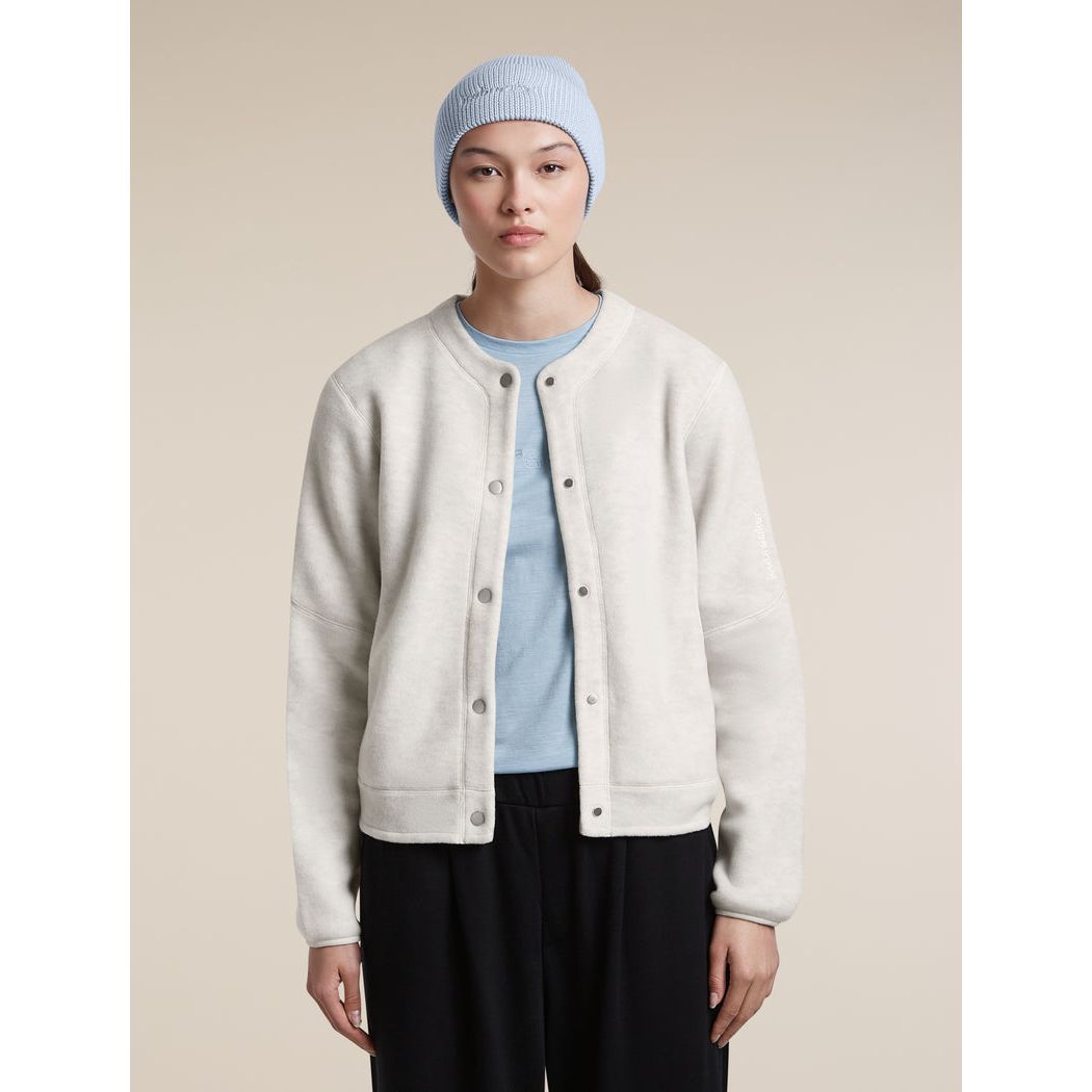 Icebreaker Women's Merino Blend 800 RealFleece Classic Pile Cardigan