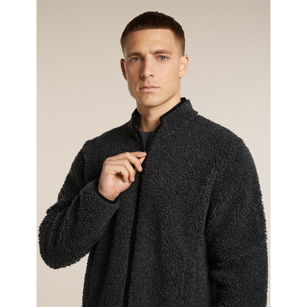 Icebreaker Men's Merino Blend 960 RealFleece High Pile Long Sleeve Zip