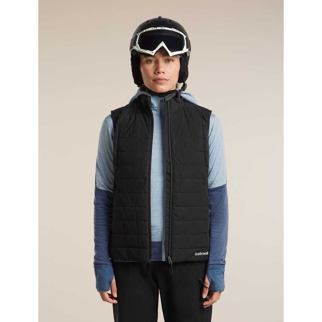 Icebreaker Women's Merino Blend 300 RealFleece Descender Long Sleeve Zip Hoodie