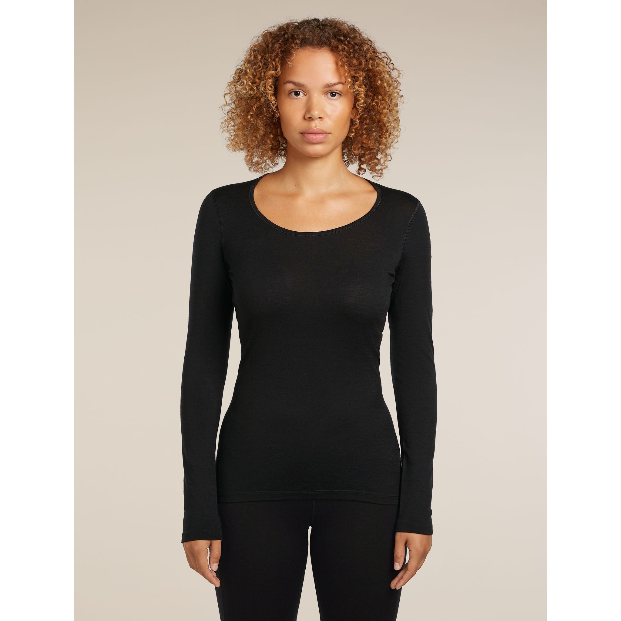 Icebreaker Women's 200 Oasis Long Sleeve Scoop Thermal Top