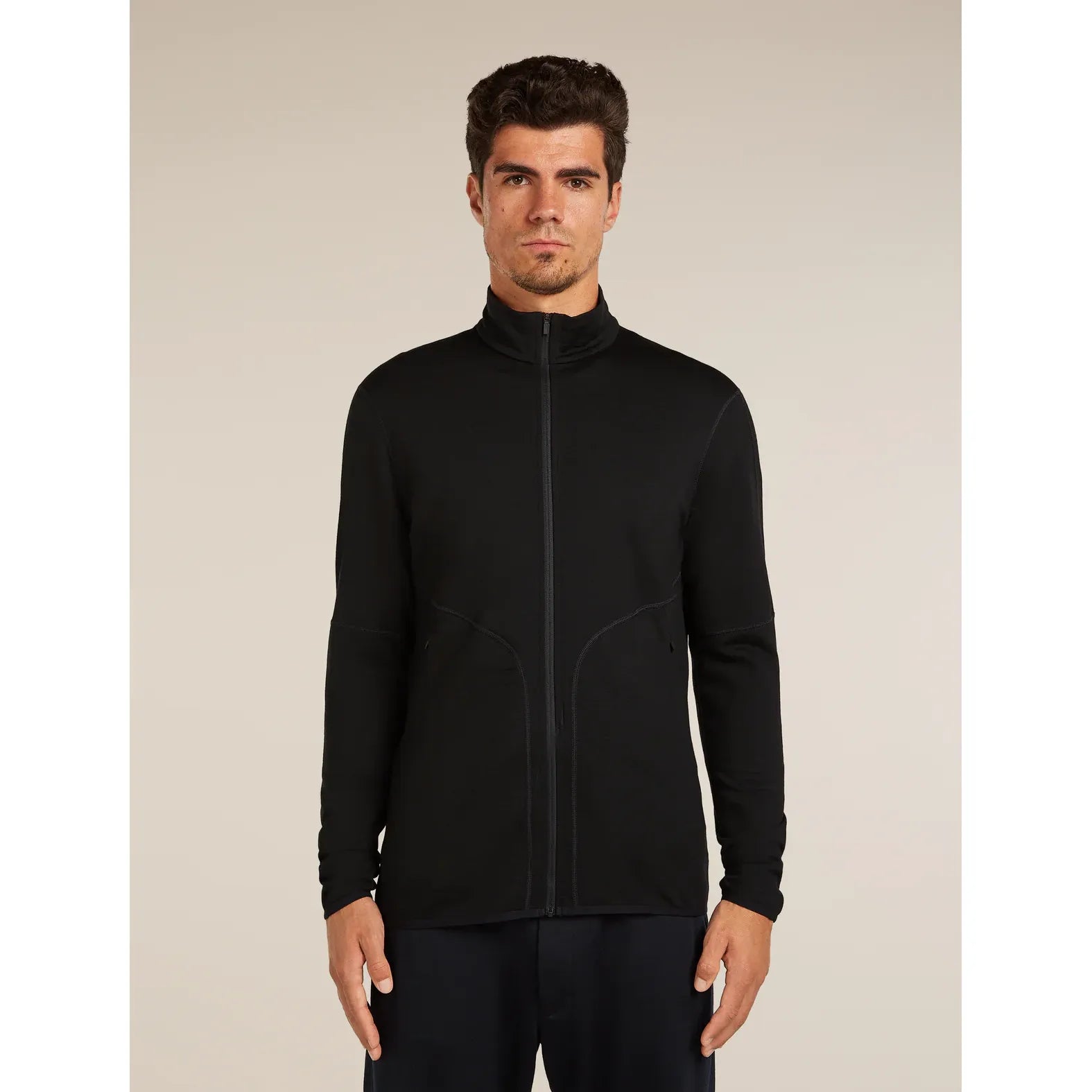 Icebreaker Men's Merino 560 RealFleece Elemental Long Sleeve Zip Jacket