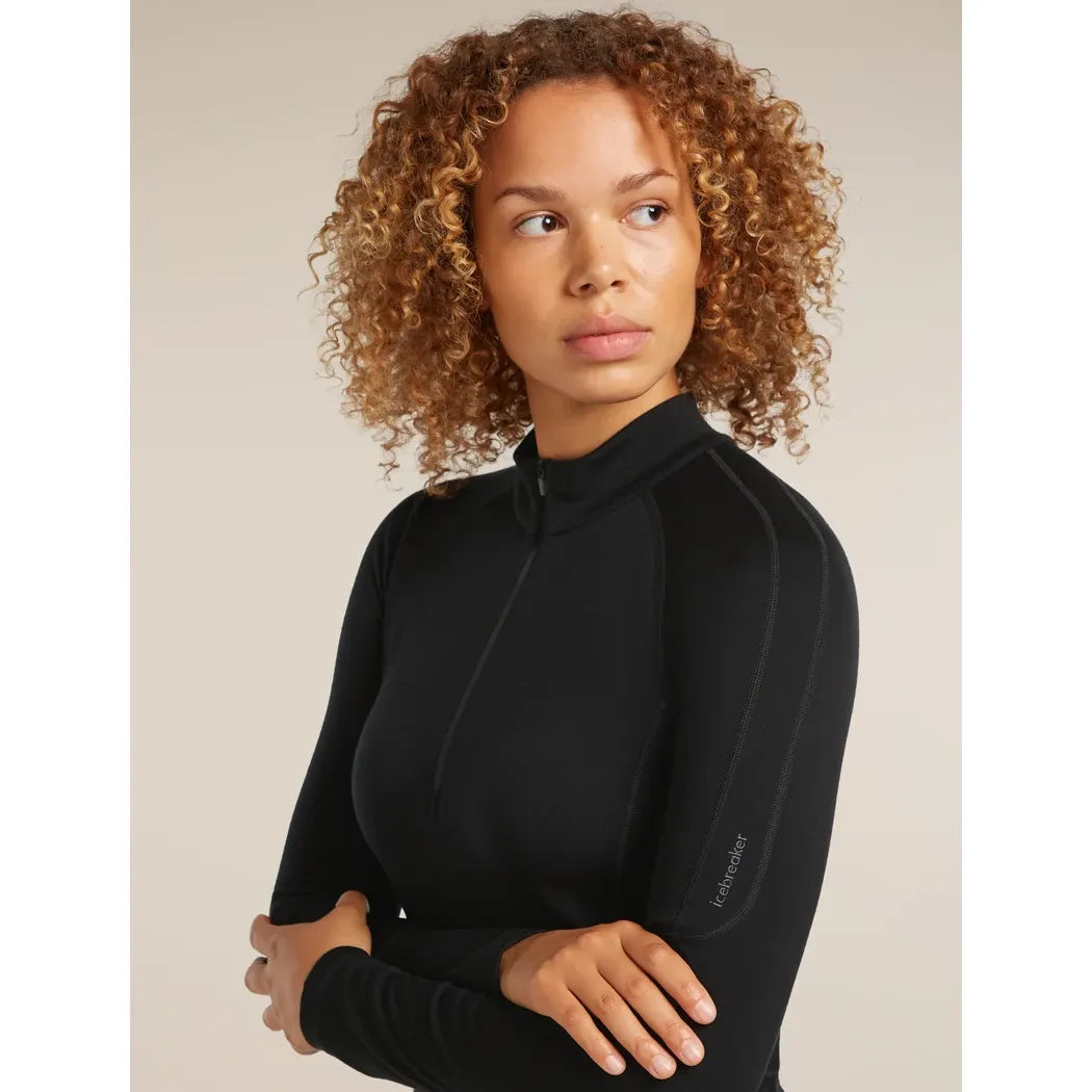 Icebreaker Women's 300 MerinoFine Polar Long Sleeve Half Zip