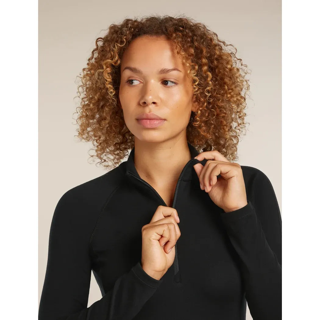 Icebreaker Women's 300 MerinoFine Polar Long Sleeve Half Zip