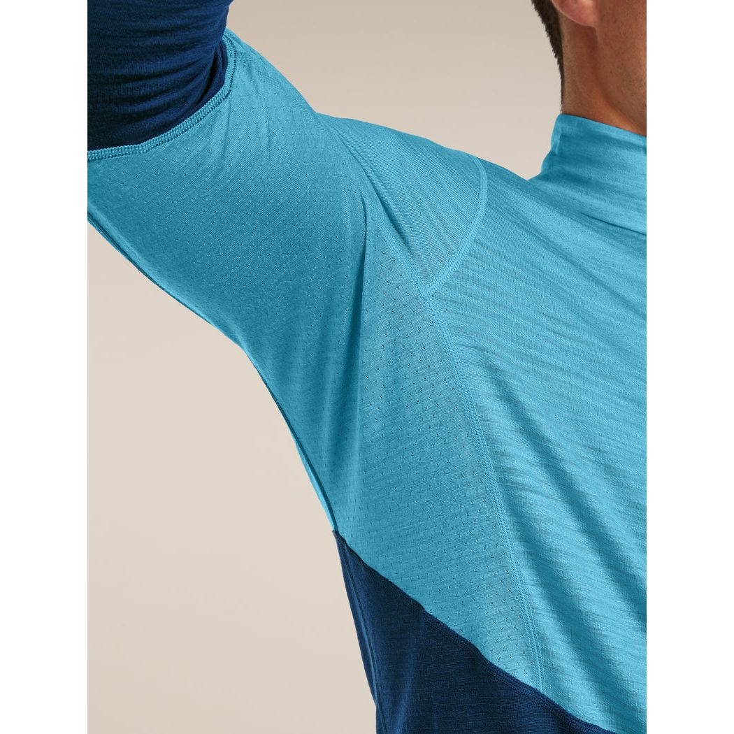Icebreaker Men's Merino 200 RealFleece Descender Long Sleeve Half Zip