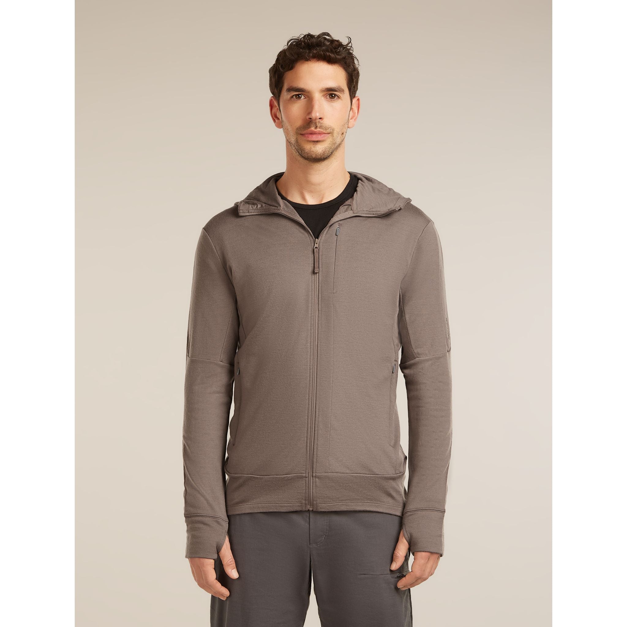 Icebreaker Men's Merino 260 Quantum Long Sleeve Zip Hoodie