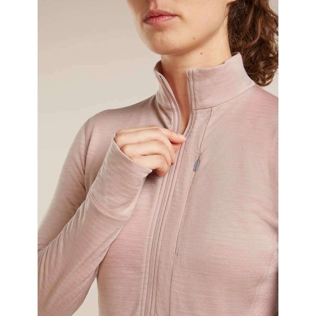 Icebreaker Women's Merino 200 RealFleece Descender Long Sleeve Half Zip