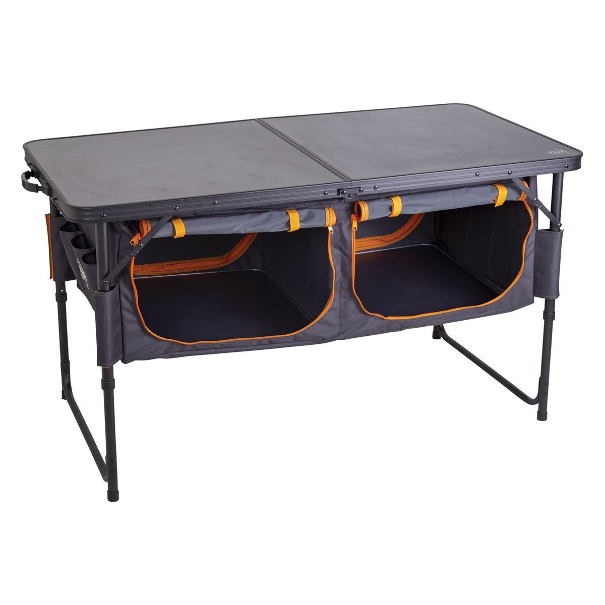 Kiwi Camping Bi-Fold Table with Pantry Outside Sports