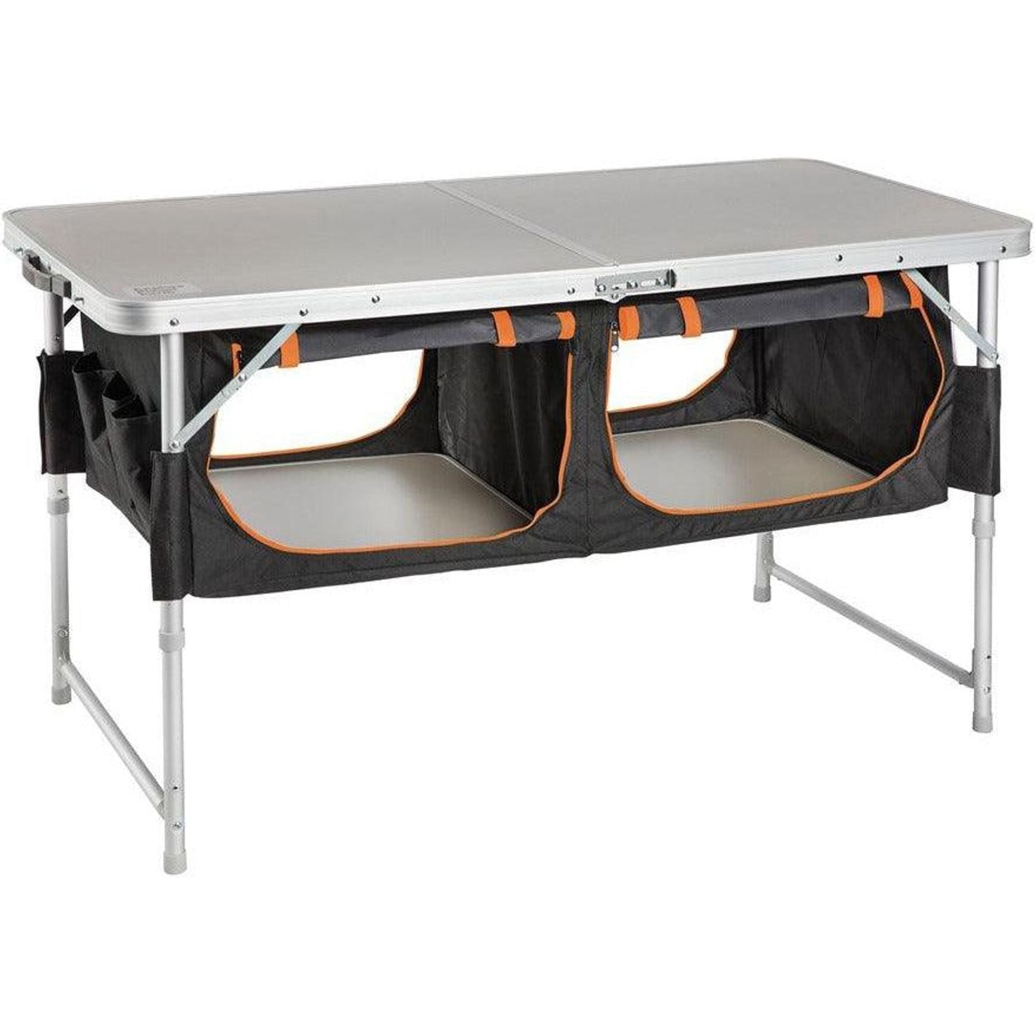 Kiwi Camping Bi-Fold Talble w/ Pantry Outside Sports