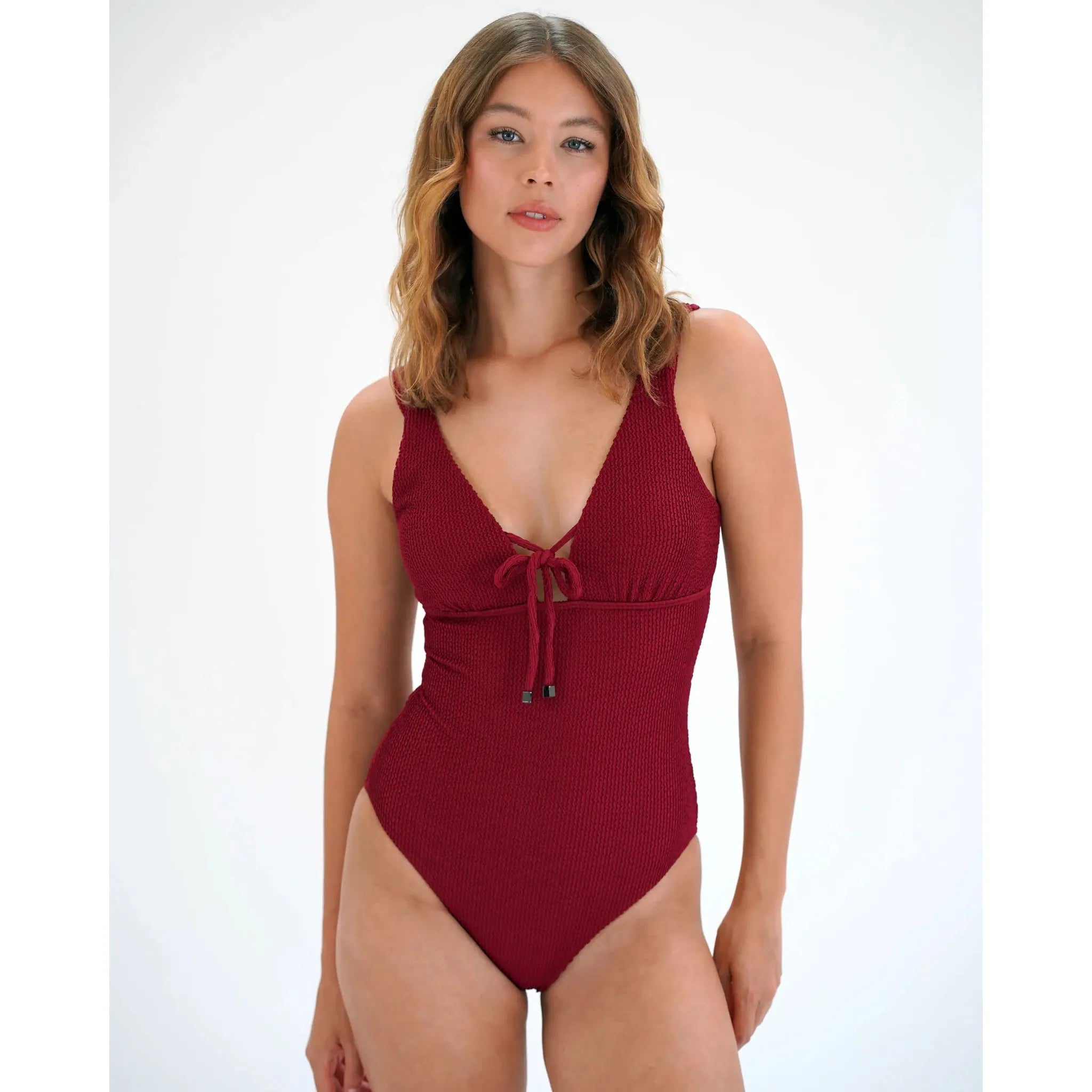 Moontide Women's Retro Deco Plunge Swimsuit