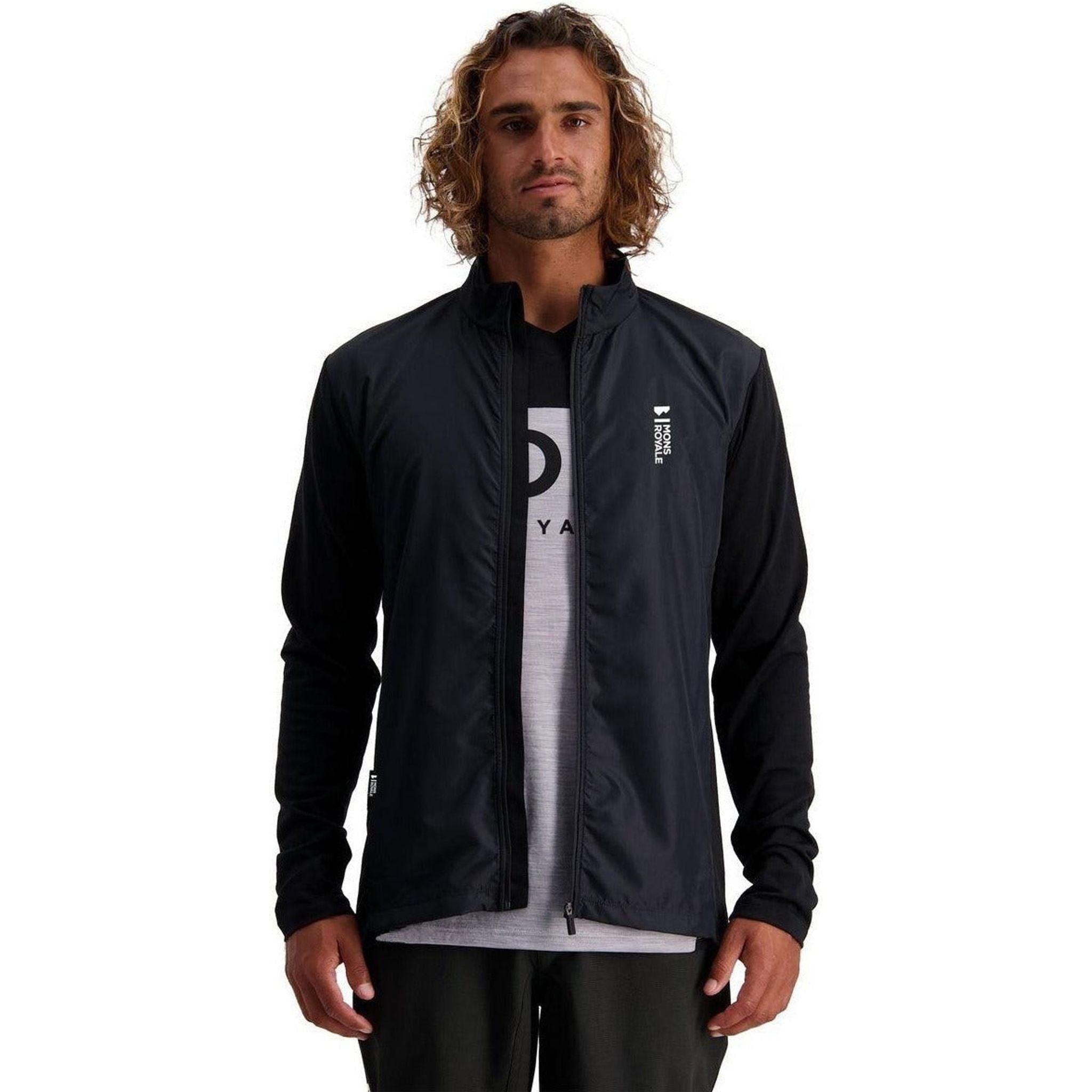 Mons Royale Mens Redwood Wind Jersey Outside Sports