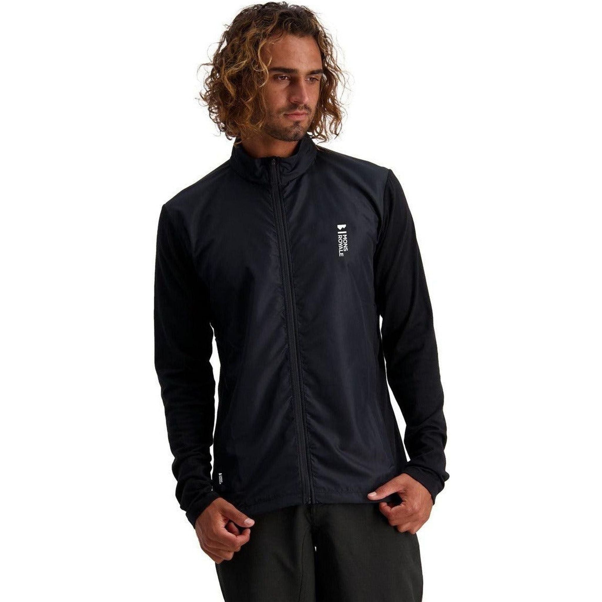 Mons Royale Mens Redwood Wind Jersey Outside Sports