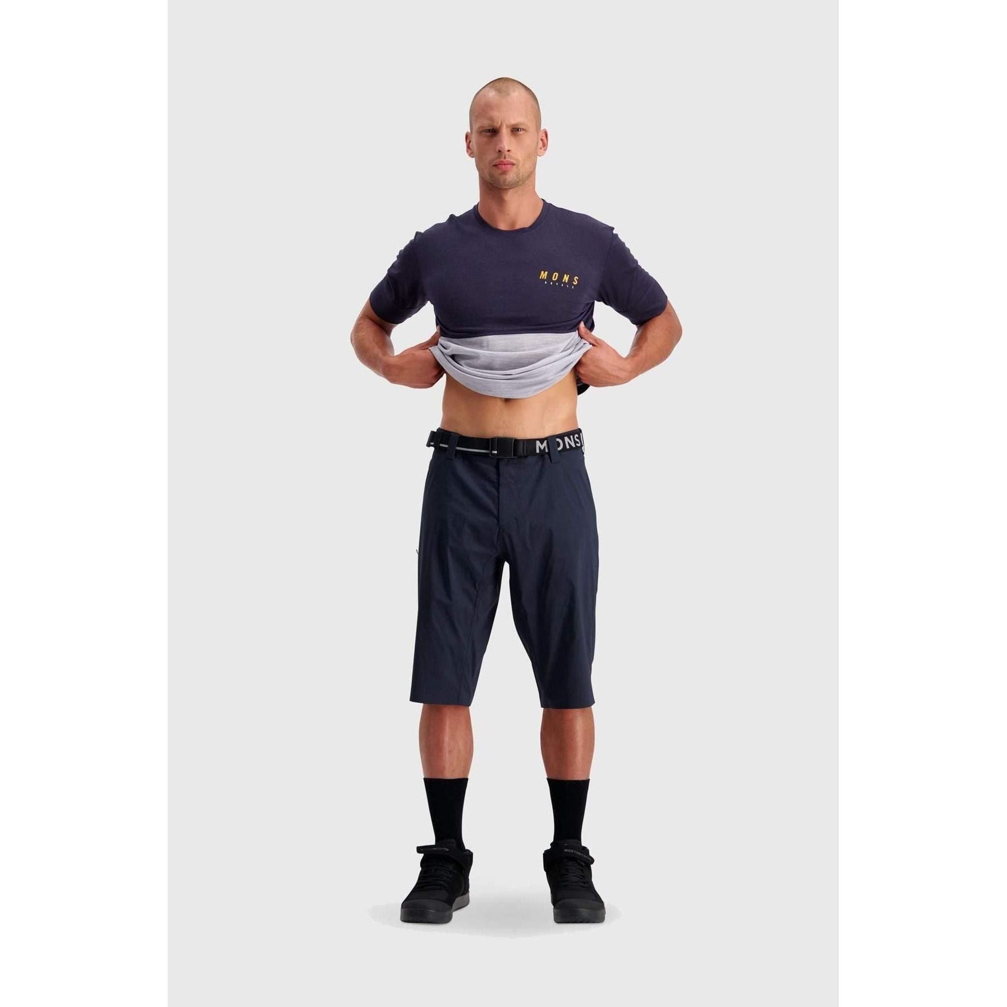 Mons Royale Mens Virage Bike Shorts Outside Sports