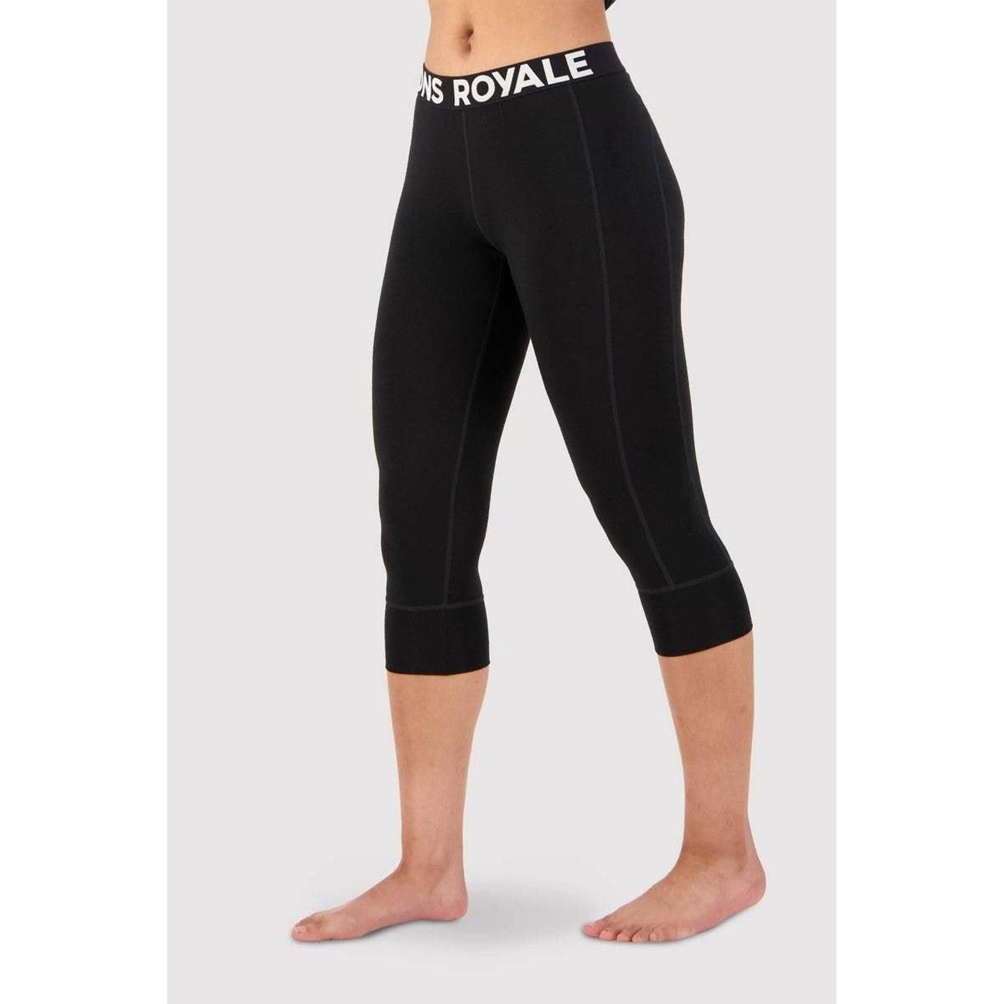 Mons Royale Womens Cascade 3/4 Leggings Outside Sports