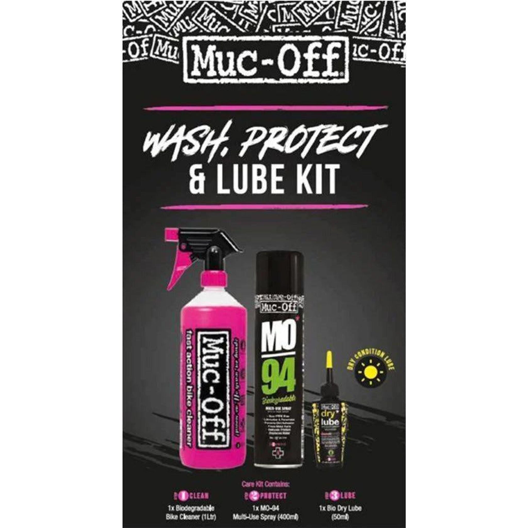 MCF Kit Clean/Protect/Lube - Dry Outside Sports