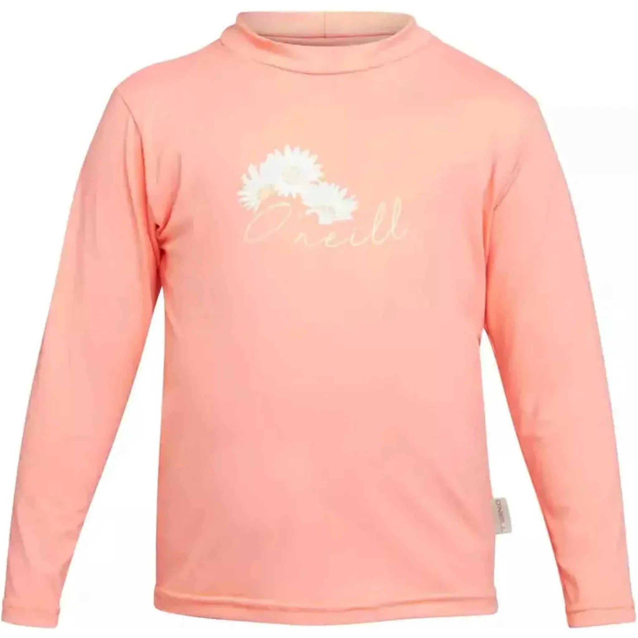 O'Neill Girls  Toddler SPF LS Rash Tee Outside Sports