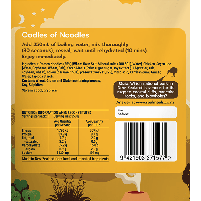 Real Meals Oodles of Noodles