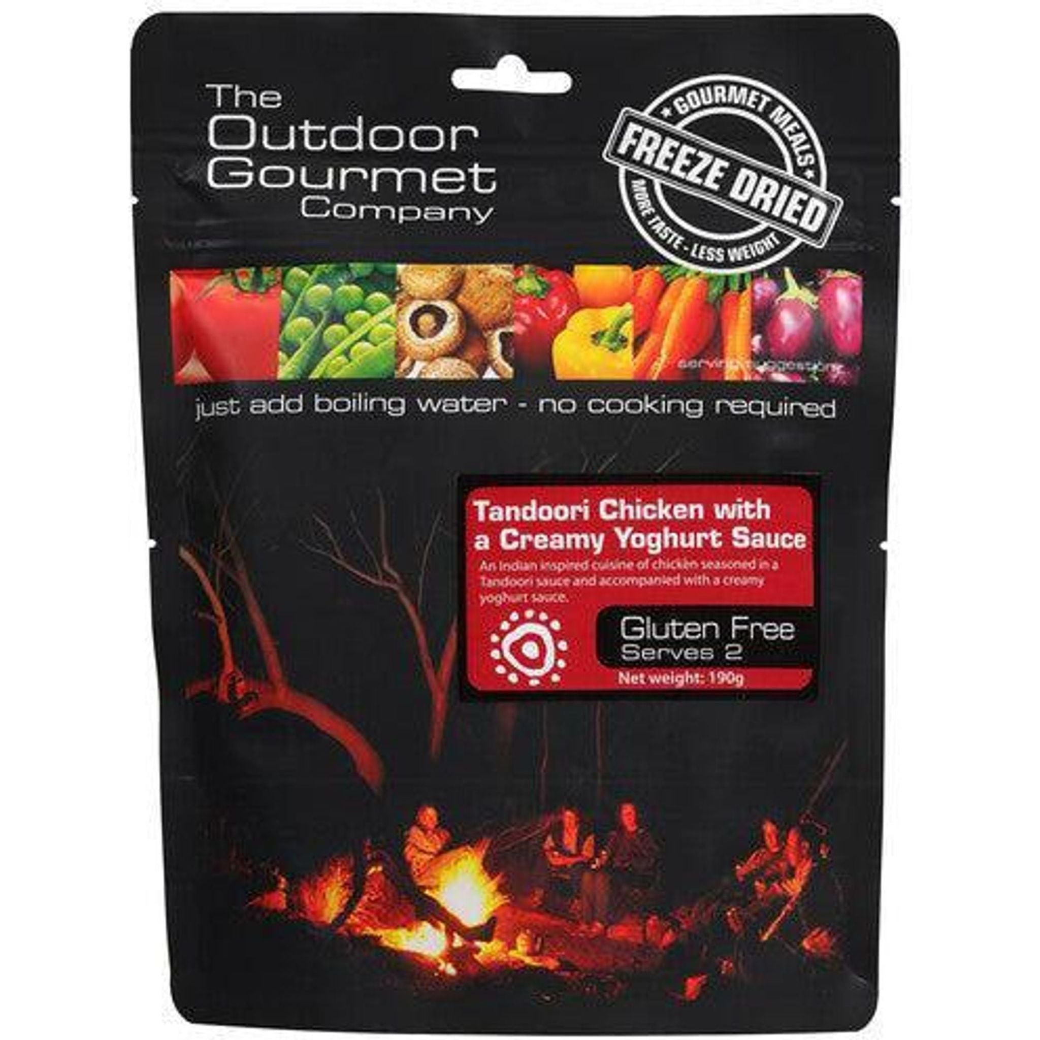 Outdoor Gourmet Tandoori Chicken 190g Outside Sports