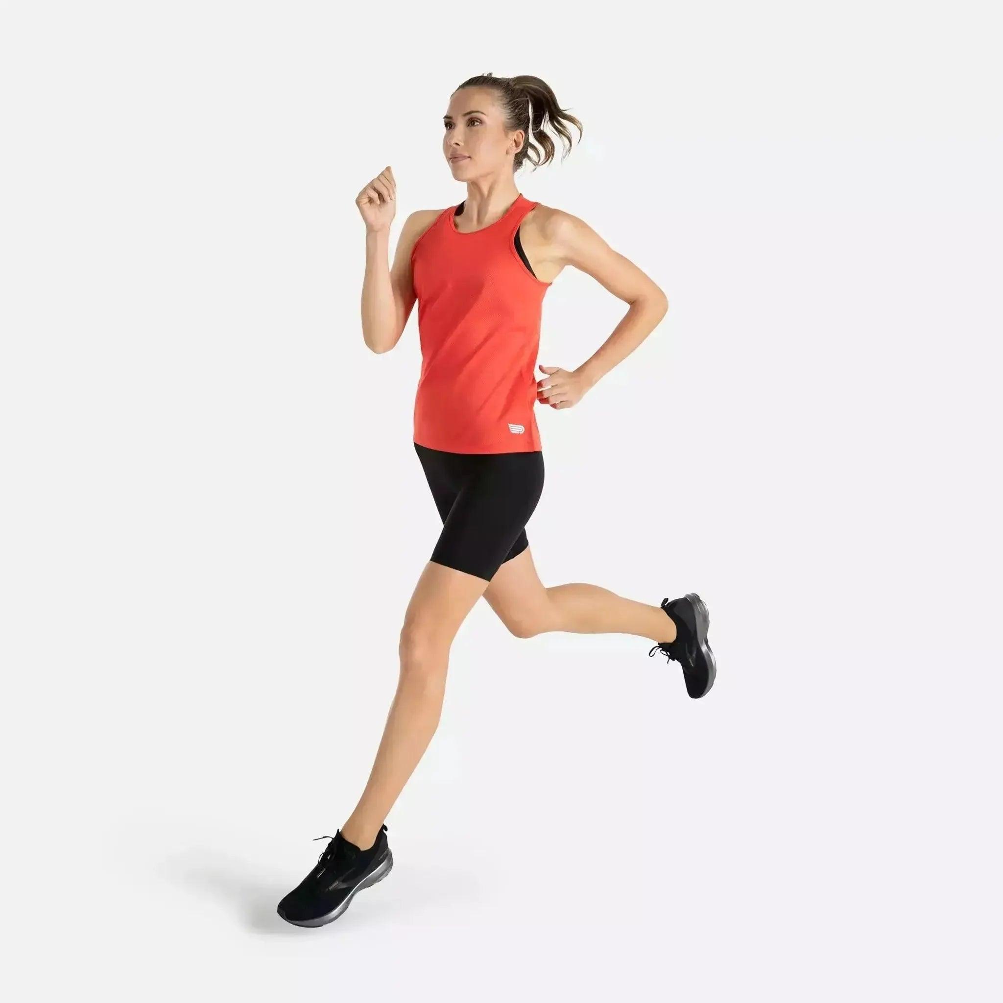 Pressio Womens Hapai Singlet Wideback Outside Sports