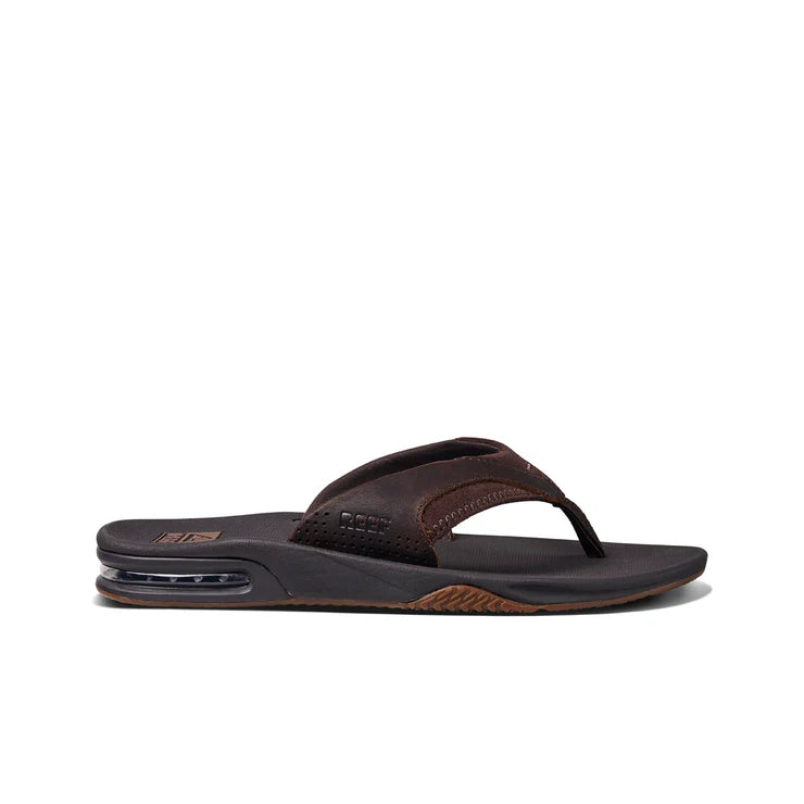 Reef Men's Leather Fanning Jandals