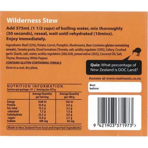 Real Meals Wilderness Stew (AU)