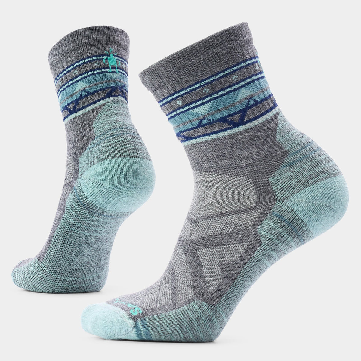 Smartwool Women's Light Cushion Zig Zag Valley Mid Crew Hiking Socks