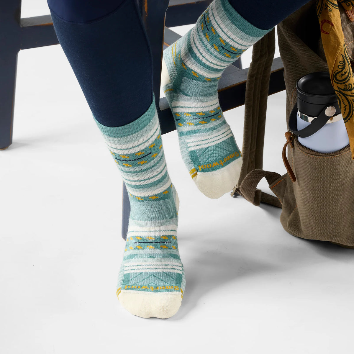 Smartwool Women's Light Cushion Margarita Crew Hiking Socks