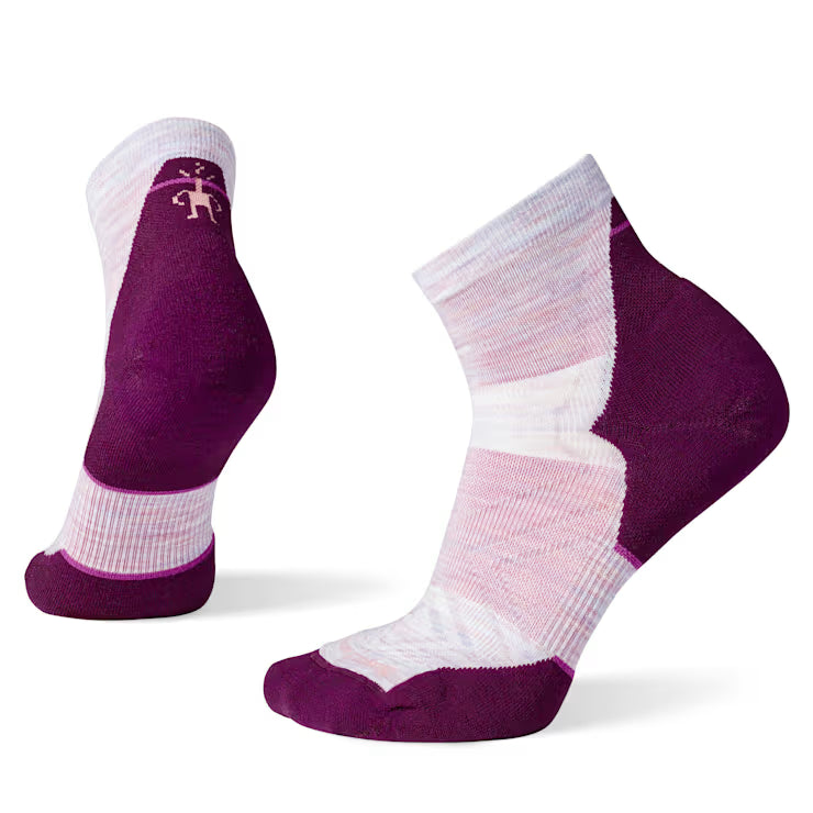 Smartwool Women's Run Targeted Cushion Ankle Socks Running Socks Outside Sports