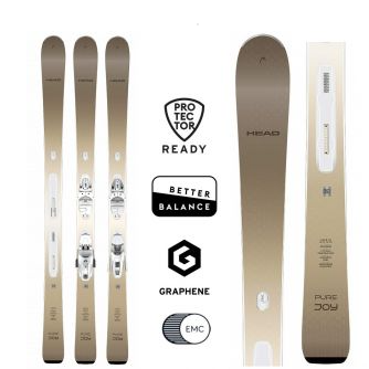 Head e-Pure Joy SLR  Joy Pro Skis With Joy 9 GW SLR Binding