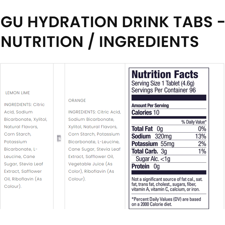 Gu Hydration Drink Tabs