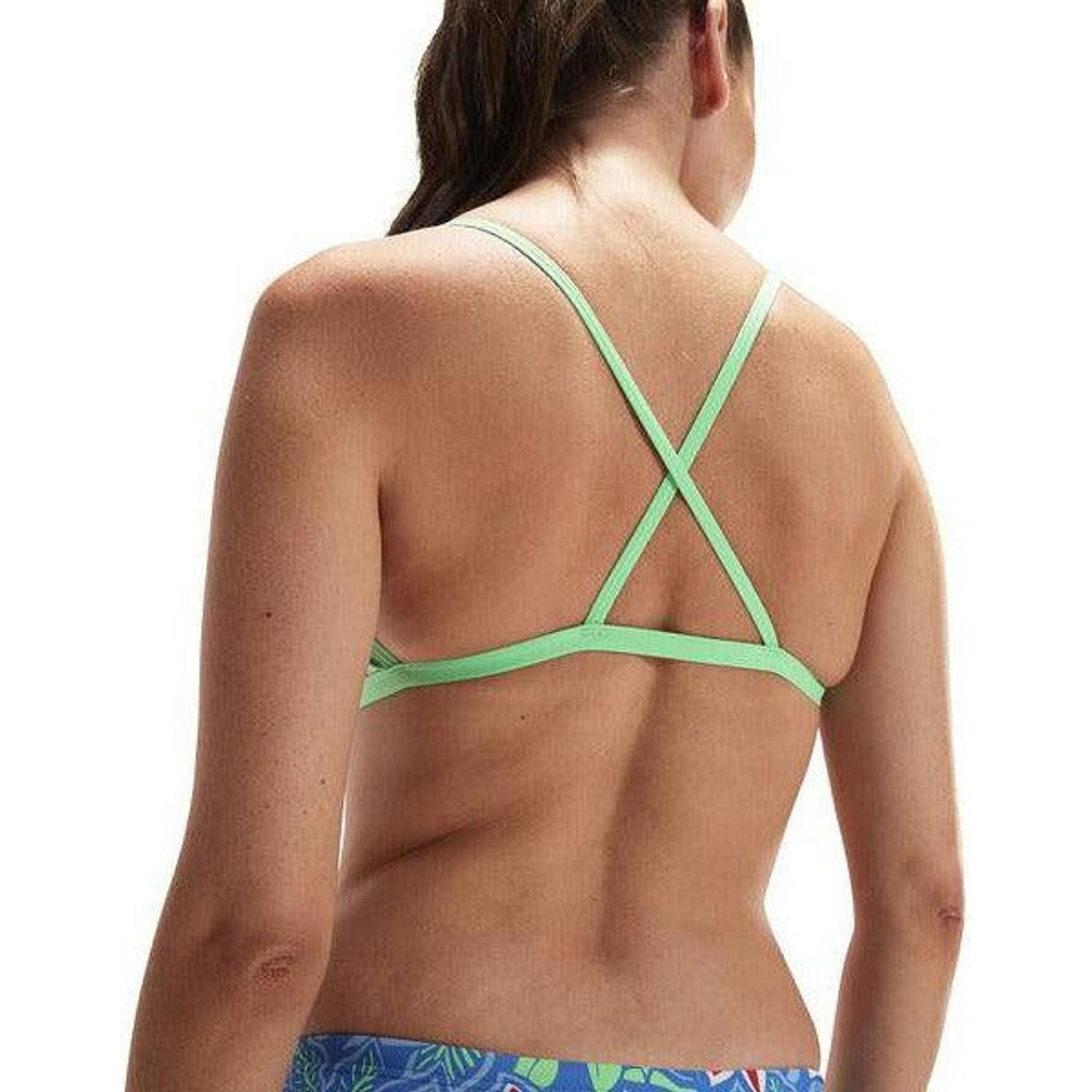 Speedo Allover Digi Print X Back Bikini 2pc Outside Sports