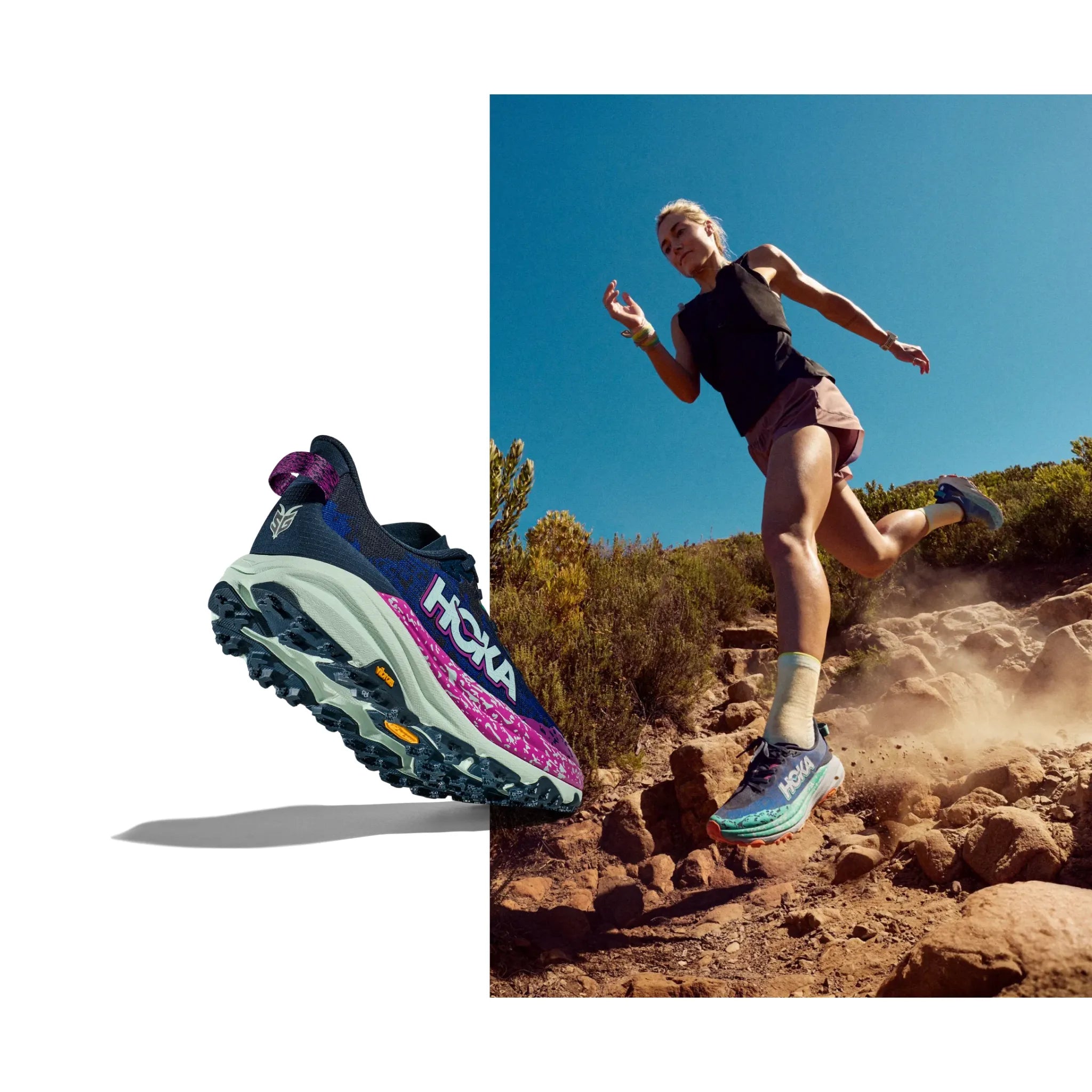 Hoka Women's Speedgoat 6 Wide Trail Running Shoes