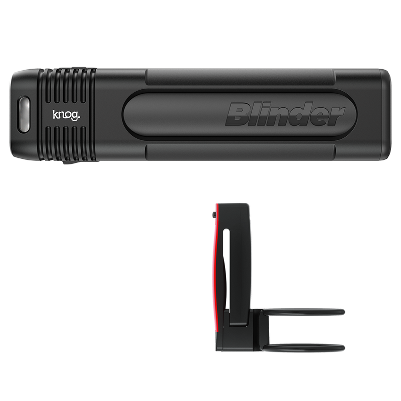 Knog Blinder 600 + Plus Bike Light Set - Front and Rear