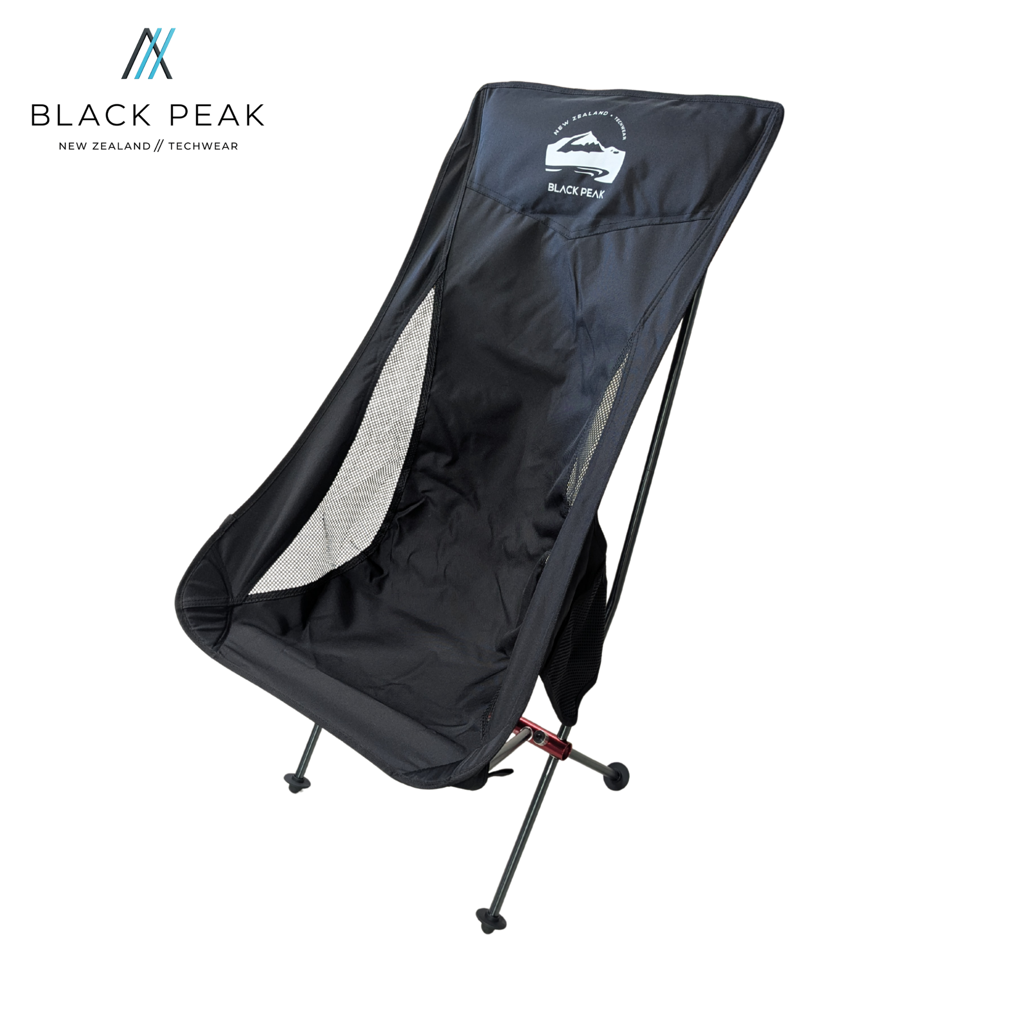 Black Peak High Back Camping Chair