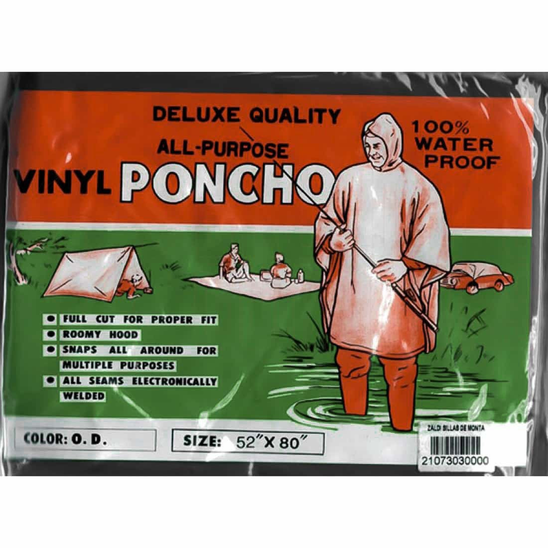 Deluxe All-Purpose Vinyl Poncho