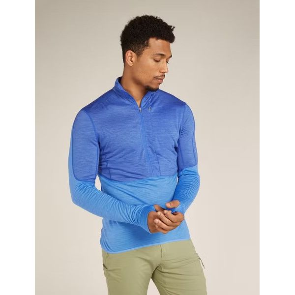 Icebreaker Men's Merino Blend 200 RealFleece Descender Long Sleeve Zip Hoodie
