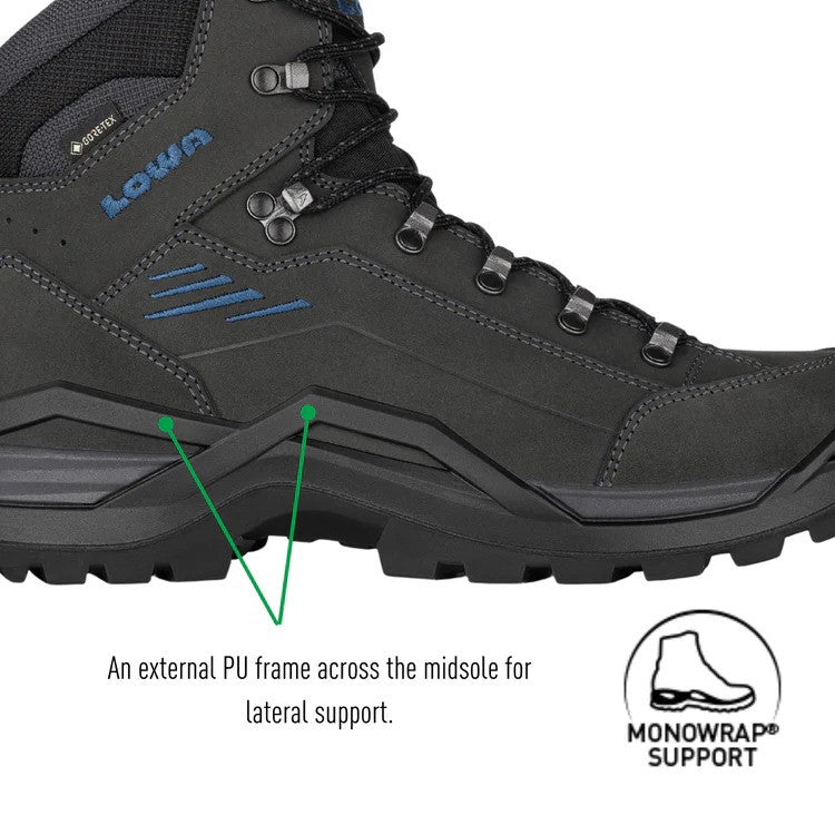 Lowa Men's Renegade Evo Gore-Tex Mid Wide Hiking Boots