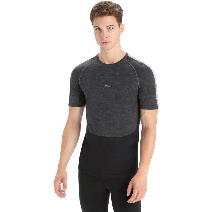 Icebreaker Men's 125 ZoneKnit Merino Blend Short Sleeve Crewe Thermal Top