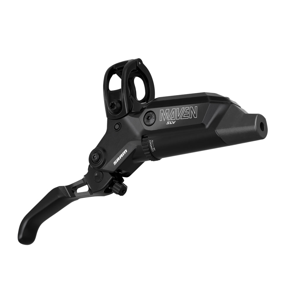 SRAM Disc Brake Maven Silver - Aluminum Lever, Stainless Hardware, Reach / Contact Adjuster, Swing Link, Black Front / Rear 2000mm Hose (Includes MMX Clamp, 20P-2 Bracket) B1