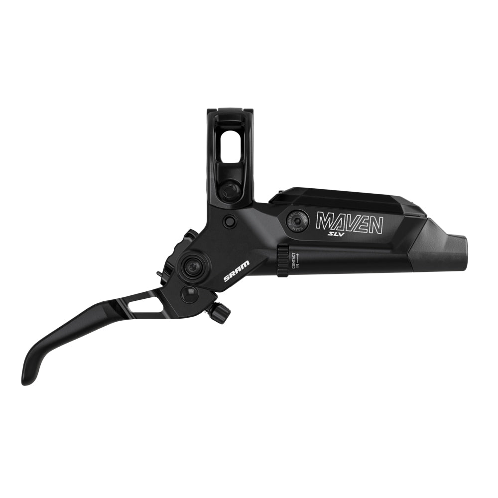 SRAM Disc Brake Maven Silver - Aluminum Lever, Stainless Hardware, Reach / Contact Adjuster, Swing Link, Black Front / Rear 2000mm Hose (Includes MMX Clamp, 20P-2 Bracket) B1