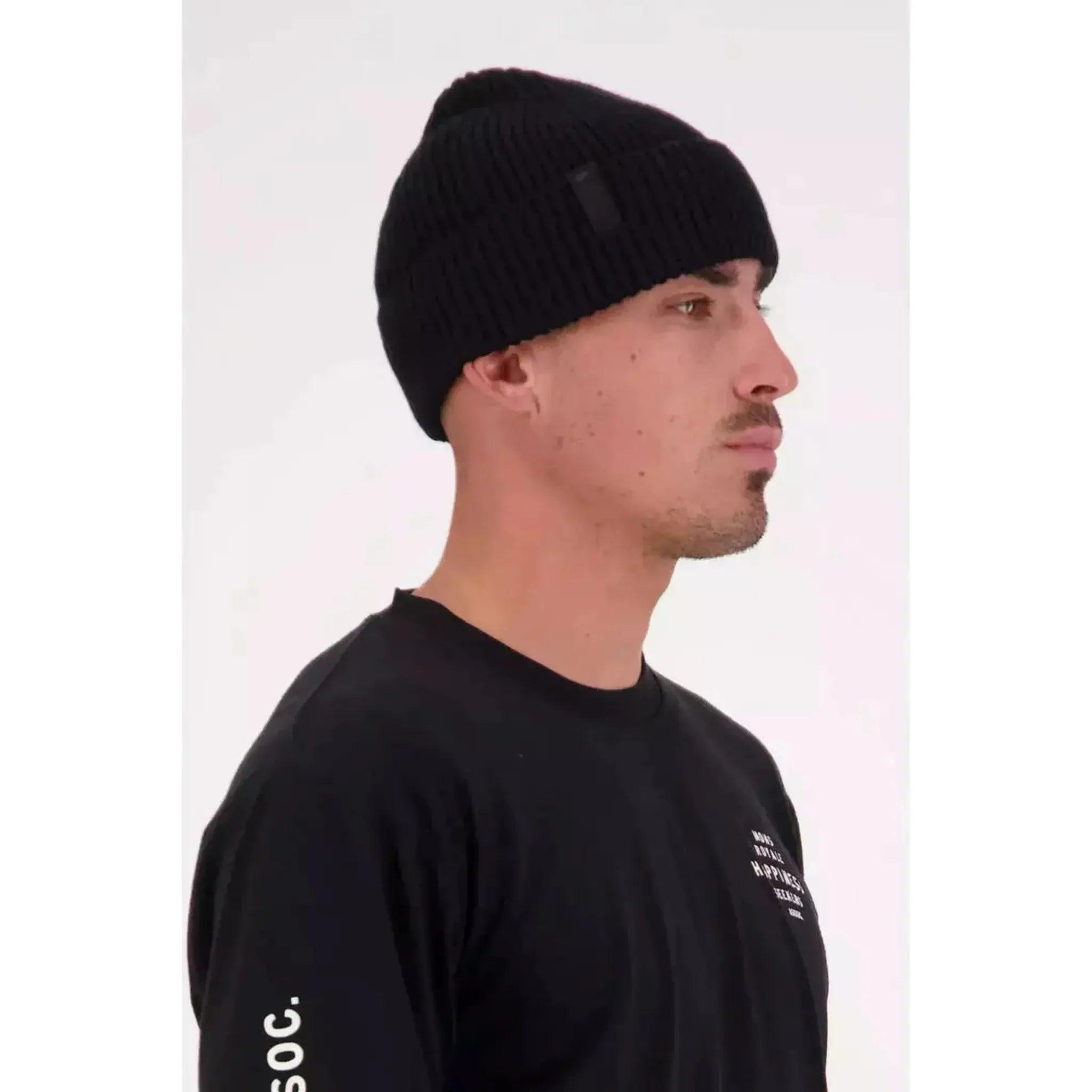 Mons Royale Unisex Fjord 100% Merino Beanie Outside Sports