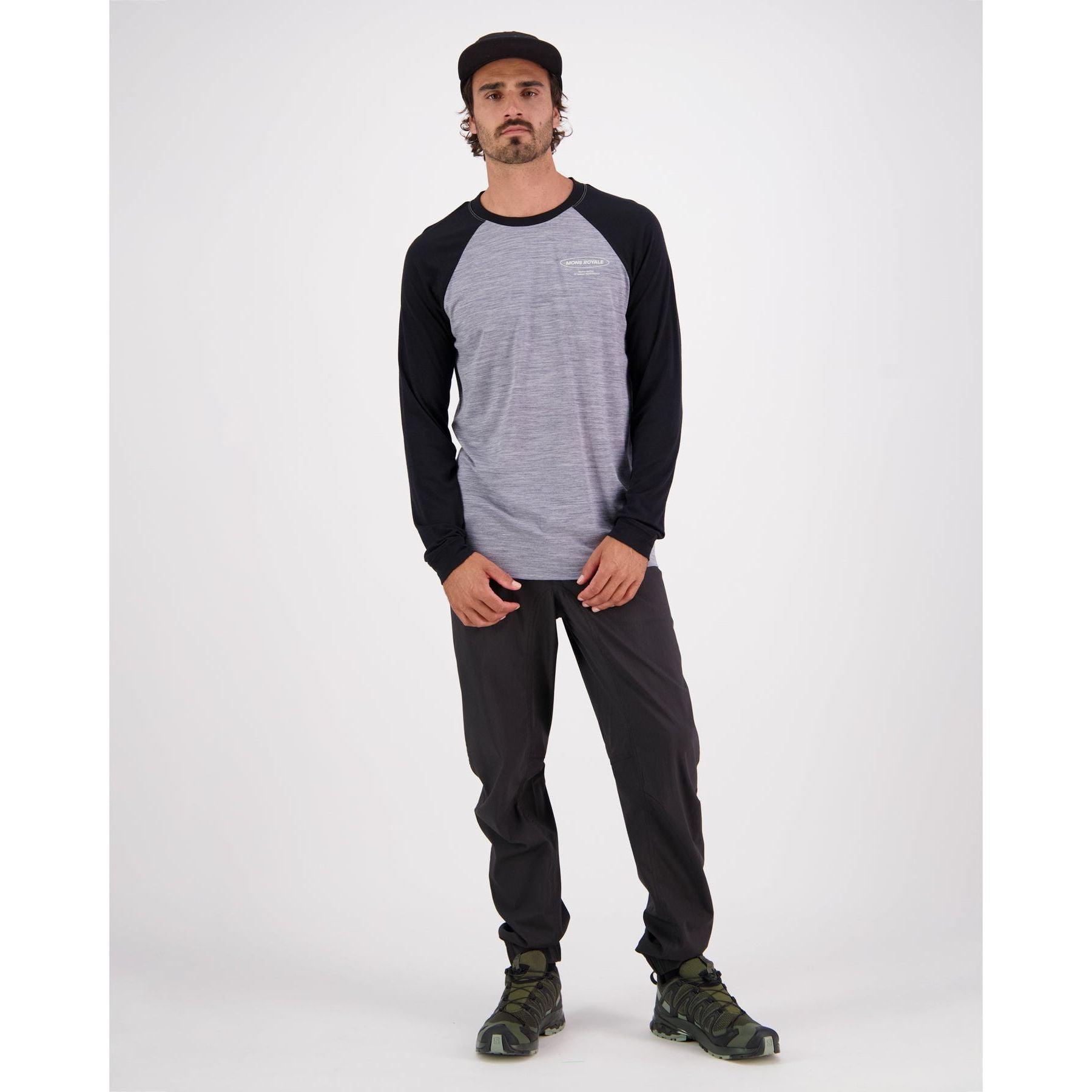 Mons Royale Men's Icon Raglan <span style="background-color:rgb(246,247,248);color:rgb(28,30,33);"> T-Shirts and Tanks </span>