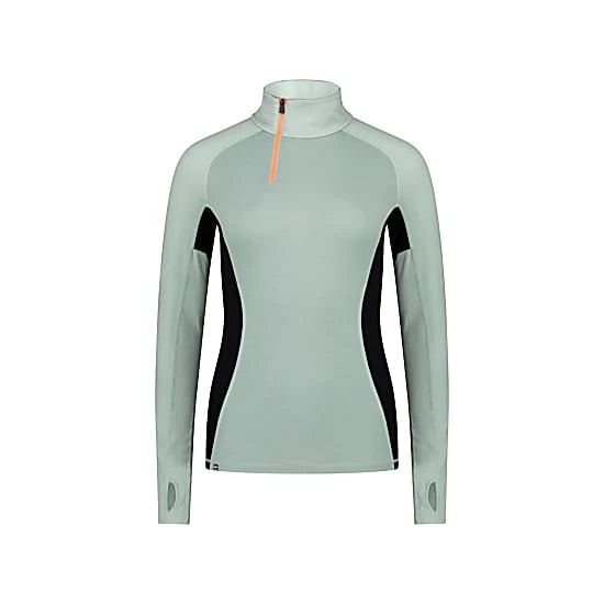Mons Royale Women's Olympus Merino Base Layer 1/2 Zip Long Sleeve