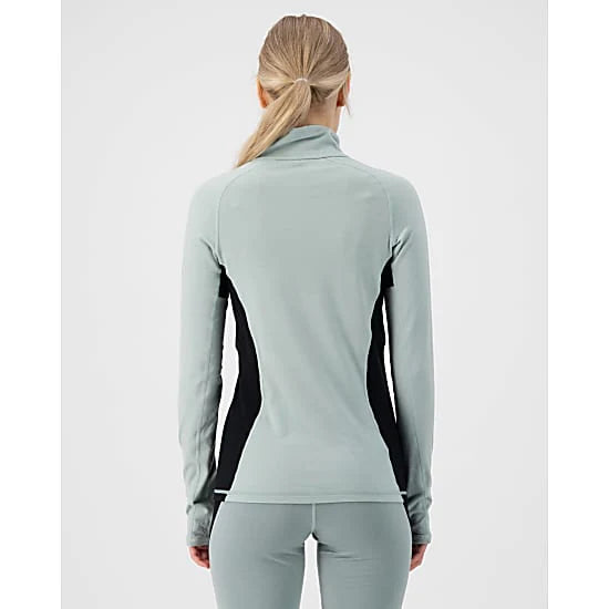 Mons Royale Women's Olympus Merino Base Layer 1/2 Zip Long Sleeve