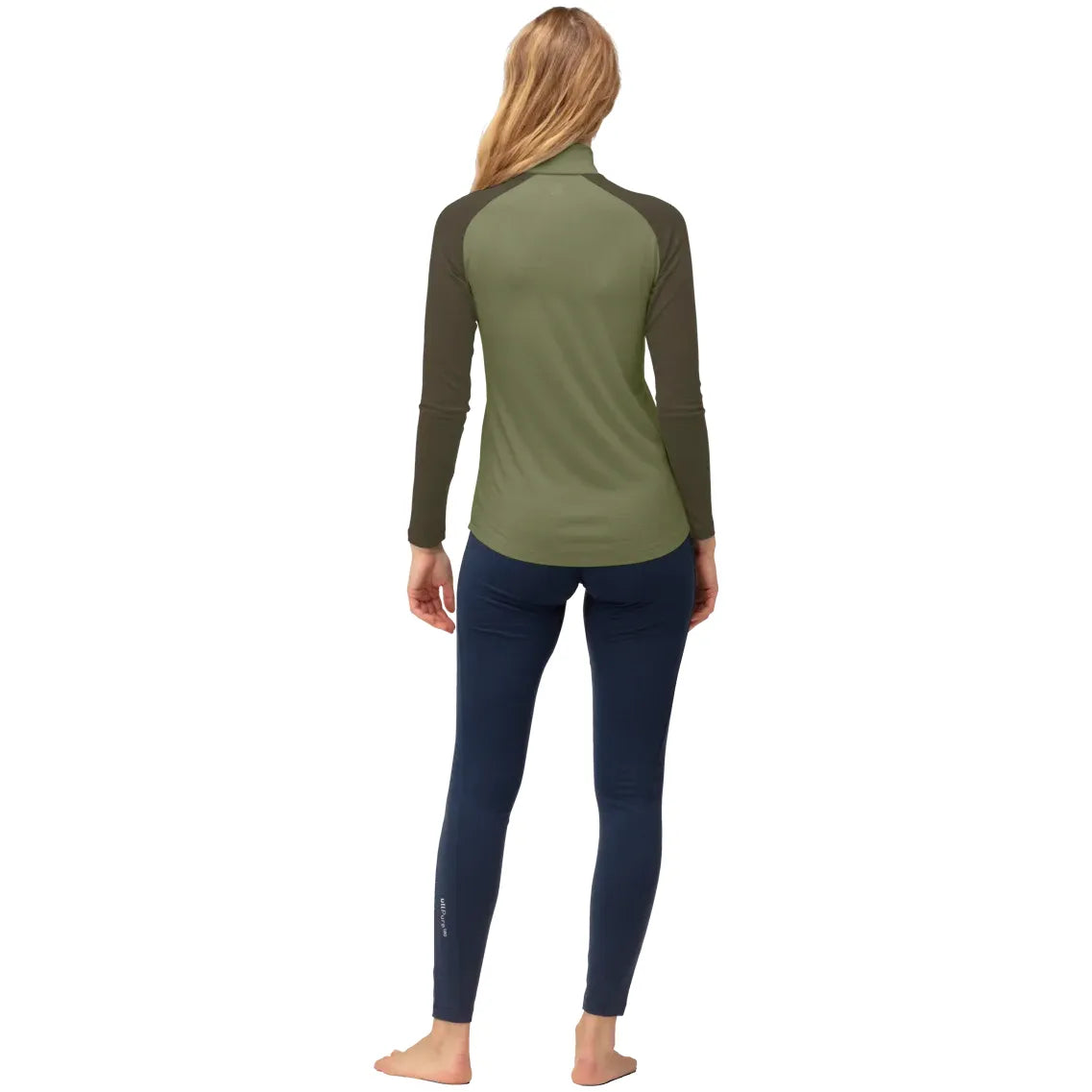 Norrona Women's Femund Pureull Zip Neck Long Sleeve T-Shirt