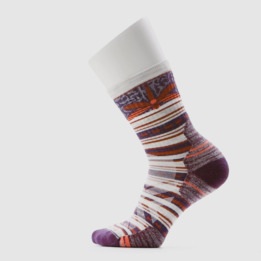 Smartwool Women's Targeted Cushion Dragon Stitch Mid Crew Hiking Socks
